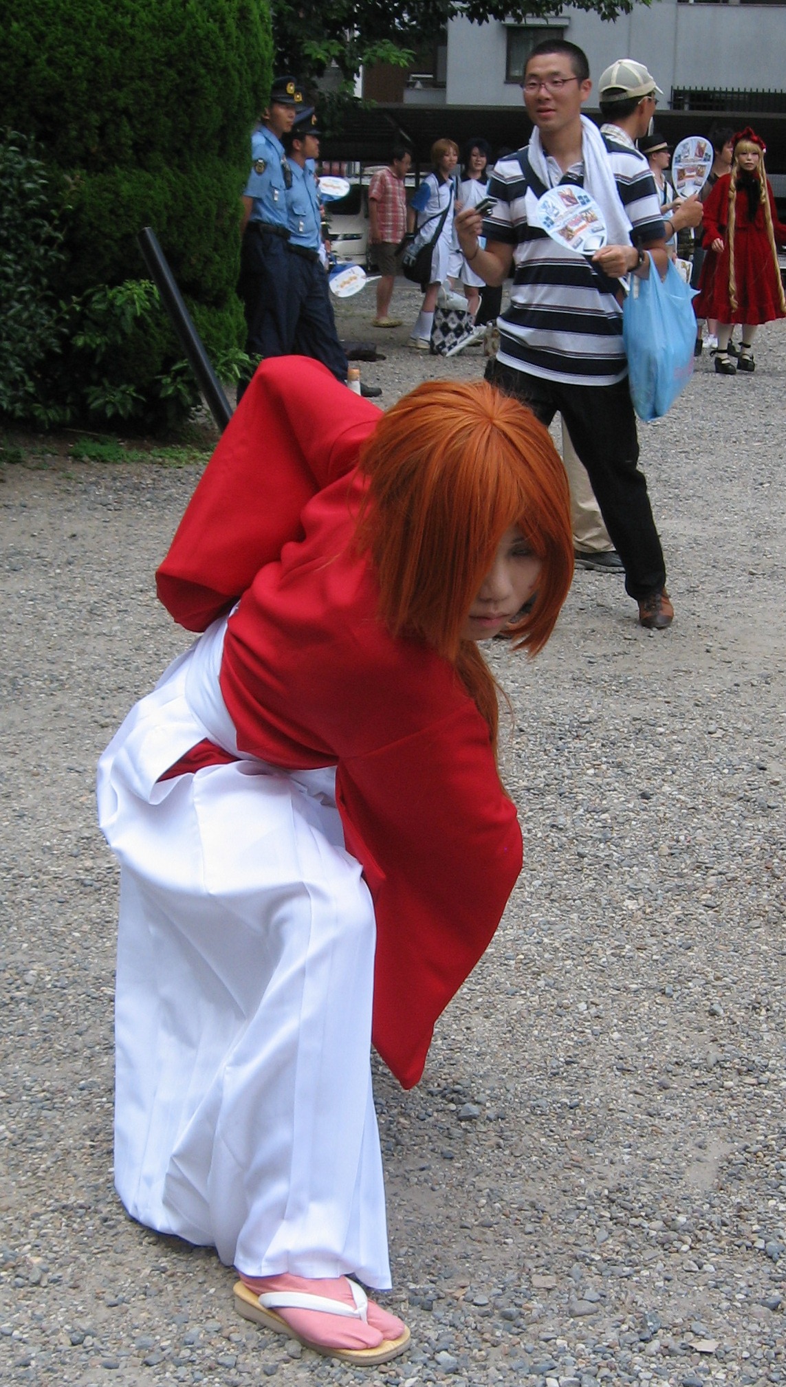 Rurouni Kenshin Himura Kenshin Cosplay Costume Outfits Halloween Carni