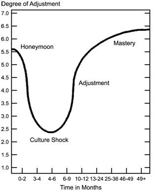 culture shock U-Curve